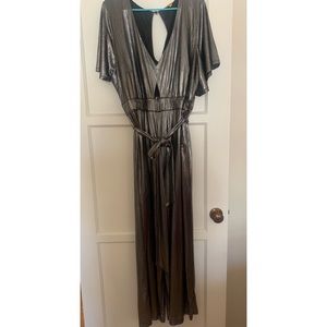 Refinery29 x Eloquii Metallic Jumpsuit